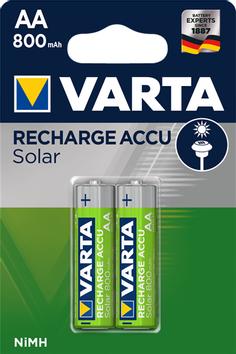 VARTA 1x2 Solar Accu AA NiMH 800 mAh Mignon (56736101402)