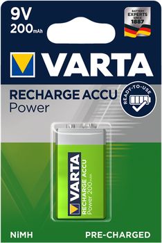 VARTA Batteri Laddbart 6F22,9V (56722101401 $DEL)