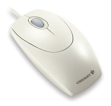 Cherry OPTICAL MOUSE W/SCROLL WHEEL PS2/USB BUSINESS STD DESIGN LT GRY (M5400)