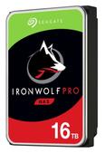 SEAGATE Ironwolf PRO Enterprise NAS HDD 16TB 7200rpm 6Gb/s SATA 256MBcache 3.5inch 24x7 for NAS and RAID Rackmount systems BLK