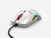 GLORIOUS PC Gaming Race Model O Glossy Optisk Pixart PMW 3360 12000dpi Hvit