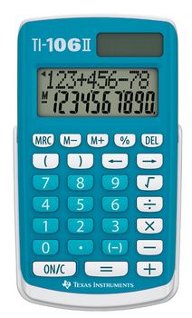 TEXAS TI-106 II Basic calculator (TI-106 II)