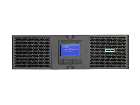 Hewlett Packard Enterprise HPE UPS R5000 G2 - UPS (rack-mountable) - AC 200/208 V - 4.5 kW - 5000 VA - Ethernet 10/ 100/ 1000 - output connectors: 4 - 3U - Japan, North America (Q7G09A)