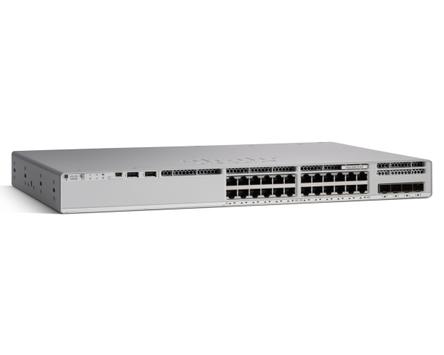 Cisco Catalyst 9200L - Network Advantage - switch - 24 porter - rackmonterbar (C9200L-24T-4X-A)