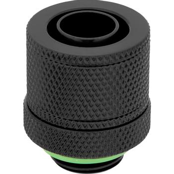 CORSAIR Hydro X Fitting Softline XF Compression 10/13mm, Fittings 4-Pack, Black (CX-9051002-WW)