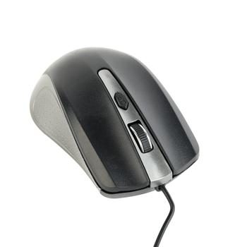 GEMBIRD MOUSE USB OPTICAL GREY/ BLACK MUS-4B-01-GB GEMBIRD (MUS-4B-01-GB)