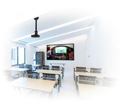 B-TECH Uni Projector Ceiling Mount (BT899-FD100/BB)