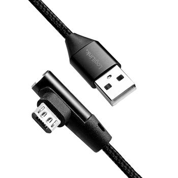 LOGILINK micro USB 1.0m katowy czarny (CU0142)