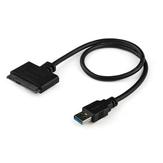 StarTech SATA to USB Cable - USB 3.0 to 2.5” SATA III Hard Drive Adapter - External Converter for SSD/HDD Data Transfer (USB3S2SAT3CB) - Diskkontroller - 2.5" - SATA 6Gb/s - 6 Gbit - USB 3.0 (USB3S2SAT3CB)