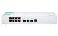 QNAP QSW-308-1C, 8x1GbE, 3x10Gb SFP+ ports, shared 1x10GbE BASE-T