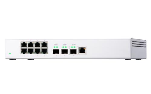 QNAP QSW-308-1C SWITCH 8PORT 1GBPS 3PORT SFP+ 1RJ45 10G COMBOPORT PERP (QSW-308-1C)