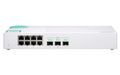QNAP QSW-308S Eight 1GbE NBASE-T ports, Three 10GbE SFP+ unmanaged switch (QSW-308S)