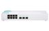 QNAP QSW-308S Eight 1GbE NBASE-T ports, Three 10GbE SFP+ unmanaged switch