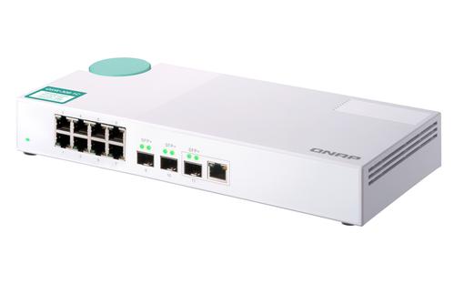 QNAP QSW-308-1C SWITCH 8PORT 1GBPS 3PORT SFP+ 1RJ45 10G COMBOPORT PERP (QSW-308-1C)