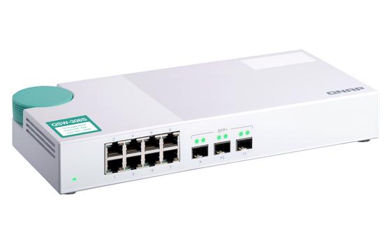 QNAP QSW-308S SWITCH 8PORT 1GBPS 3PORT SFP+ UNMANAGED SWITCH PERP (QSW-308S)