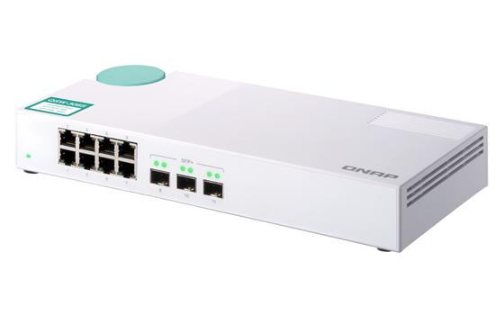 QNAP QSW-308S SWITCH 8PORT 1GBPS 3PORT SFP+ UNMANAGED SWITCH PERP (QSW-308S)