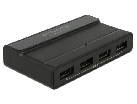 DELOCK External USB 3.1 Hub 4 Port with 10 Gbps (64053)