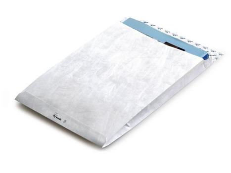 TYVEK Pocket Gusset Envelope C4 Peel and Seal Plain 38mm Gusset 55gsm White (Pack 100) - 11841 (11841)