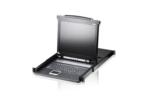 ATEN 16-Port 17" LCD KVM Switch, USB, PS2, VGA (CL1016M-ATA-XG)