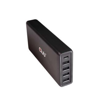 CLUB 3D SchnellladegerÃ¤t 1xUSB Typ C, 4xUSB Typ A, PD 111W retail (CAC-1903EU)