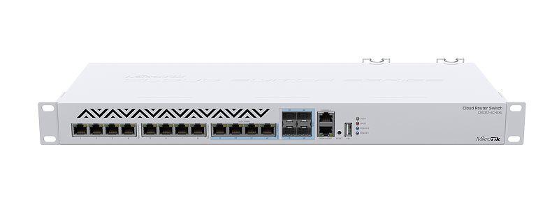 MIKROTIK Cloud Router Switch 10G Rj45 8x GE 4xSFP rackm L5 (CRS312-4C+8XG-RM)