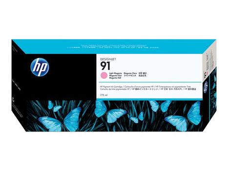 HP 91 - C9471A - 1 x Light Magenta - Ink cartridge - For DesignJet Z6100, Z6100ps (C9471A)
