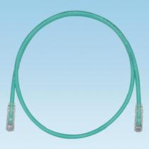 PANDUIT Cat.6 U/UTP green  3m TX6 Plug , PVC , RapidID (UTPSP3MGRY)