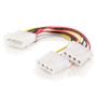 C2G "Y" Cable - Strömdelare - 4 pin intern effekt (hane) till 4 pin intern effekt (hona)