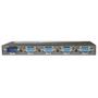 C2G 4-Port UXGA Monitor Splitter/ Extender (Male Input) - Linjedelare för video - skrivbordsmodell (89013)