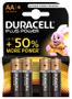 DURACELL Dura + Power (Blis.)       LR06 AA   4er - (Fjernlager - levering  2-4 døgn!!)