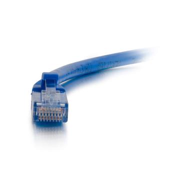 C2G Cat6 Booted Unshielded (UTP) Network Patch Cable - Patch-kabel - RJ-45 (hane) till RJ-45 (hane) - 100 m - UTP - CAT 6 - formpressad,  hakfri, tvinnad - blå (83397)