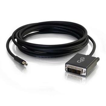 C2G G 3m Mini DisplayPort to Single Link DVI-D Adapter Cable M/M - Mini DP to DVI - Black - DisplayPort cable - single link - Mini DisplayPort (M) to DVI-D (M) - 3 m - black (84336)