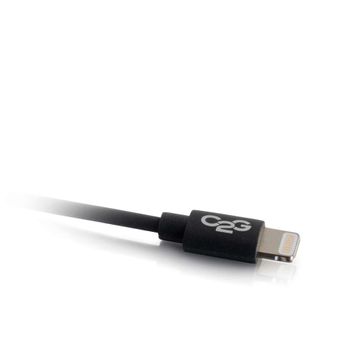 C2G G USB A Male to Lightning Male Sync and Charging Cable - Lightning cable - Lightning male to USB male - 1 m - black (86050)