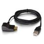 C2G USB Powered HDMI Voltage Inserter - Adapter för video / ljud - TAA-kompatibel - HDMI hona till USB, HDMI hane - 1.8 m - svart (82236)