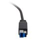 C2G 1m USB 3.1 Gen 1 USB Type C to USB B Cable M/M - USB C Cable Black - USB-kabel - USB Type B (hane) till 24 pin USB-C (hane) - USB 3.1 - 1 m - svart (88865)