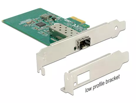 DELOCK PCI Express Card > 1 x SFP Slot Gigabit LAN (89481)