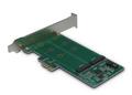 INTER-TECH Riser Card KCSSD4  PCIe x1 -> 2x M.2