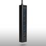 AXAGON 7x USB3.0 ALU Charging Hub Incl. AC Adapter Factory Sealed (HUE-SA7BP)