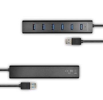 AXAGON 7x USB3.0 ALU Charging Hub Incl. AC Adapter Factory Sealed (HUE-SA7BP)
