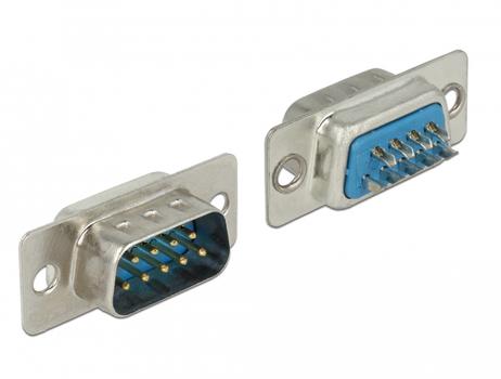 DELOCK Connector Sub-D 9 pin male (65881)