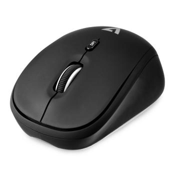 V7 WIRELESS OPTICAL 4 BUTTON MOUSE 2.4GHZ/ MOBILE/ 1600DPI/ W/ BATTERY WRLS (MW100-1E)