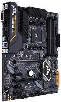 ASUS AMD B450 ATX gaming motherboard with Aura Sync RGB LED lighting DDR4 3533MHz support Dual M.2 and native USB 3.1 Gen 2 (90MB10C0-M0EAY0)