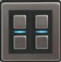 Lightwave Dimmer 2 Gang EU StainlessSteel