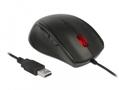 DELOCK Egonomic optical 5-button USB mouse - left handers