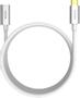VISION 2 m USB C extension cable -USB 3.2 gen 1 5 gbps - supports 3 a charging current - USB C 3.2 (m) to USB C 3.2 (f) - outer diameter 4.5 mm - 22+30 awg - white (TC 2MUSBCEXT)