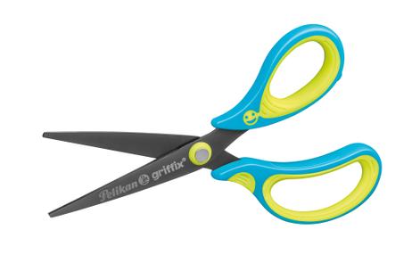 PELIKAN Griffix Schere SC1BRS  blau Rechtshänder spitz 15cm (810272)