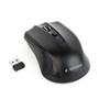 GEMBIRD Wireless optical mouse MUSW-4B-04, 1600 DPI, nano USB, black