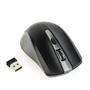 GEMBIRD Wireless optical mouse MUSW-4B-04-GB,  1600 DPI, nano USB, spacegrey/ black (MUSW-4B-04-GB)