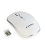 GEMBIRD Wireless optical mouse MUSW-4B-01-W, 1600 DPI, nano USB, white