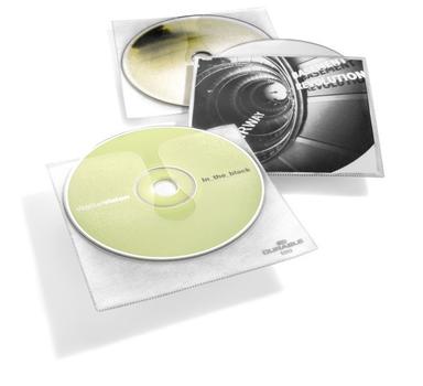 DURABLE CD/DVD COVER Hülle 10 Stück transparent (520219)